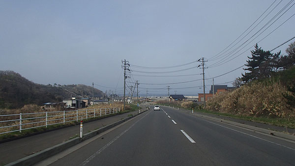 急に霧が晴れました